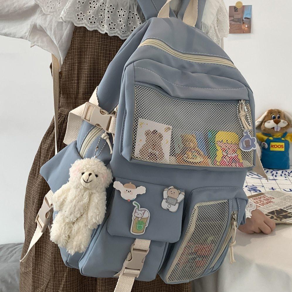 Nylon Study Besties Backpack-Kawaii Dream