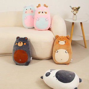 Pancake shaped Wild Animals Plushie Collection-Kawaii Dream