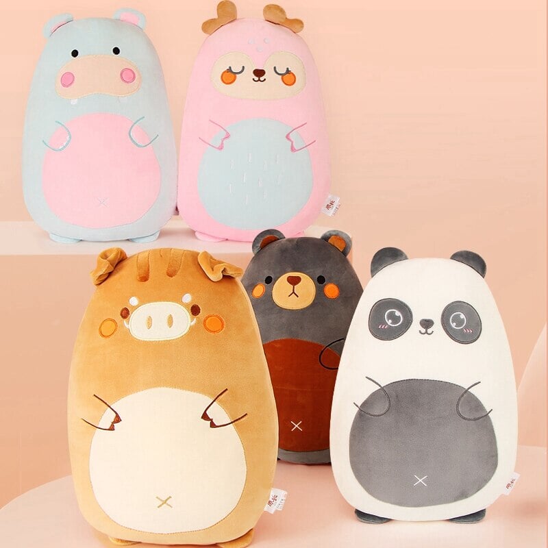 Pancake shaped Wild Animals Plushie Collection-Kawaii Dream