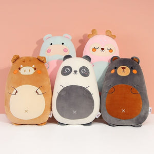 Pancake shaped Wild Animals Plushie Collection-Kawaii Dream