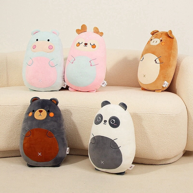 Pancake shaped Wild Animals Plushie Collection-Kawaii Dream