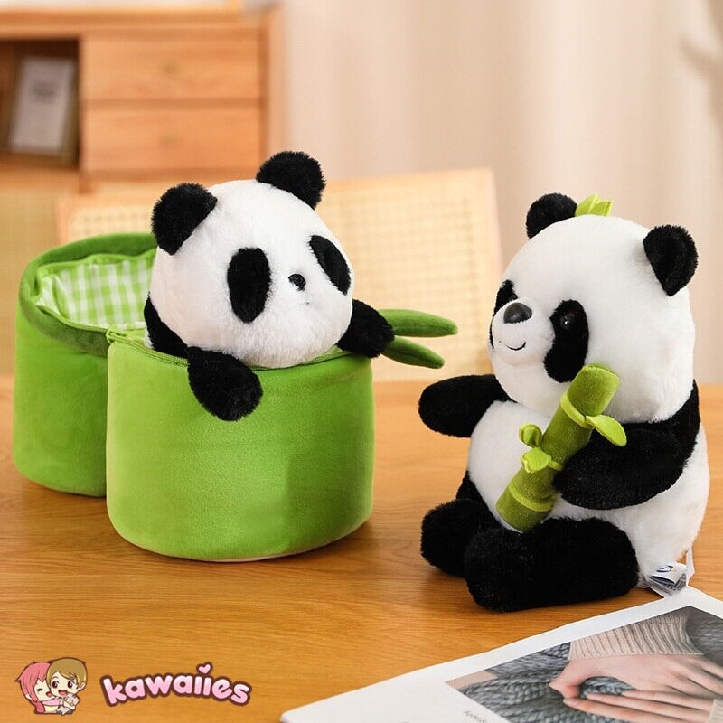Panda & Bamboo Buddy Plushies-Kawaii Dream