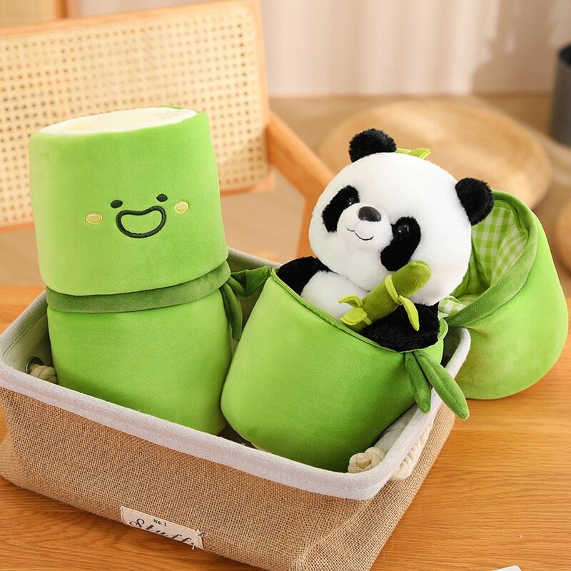 Panda & Bamboo Buddy Plushies-Kawaii Dream