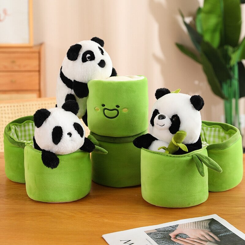 Panda & Bamboo Buddy Plushies-Kawaii Dream