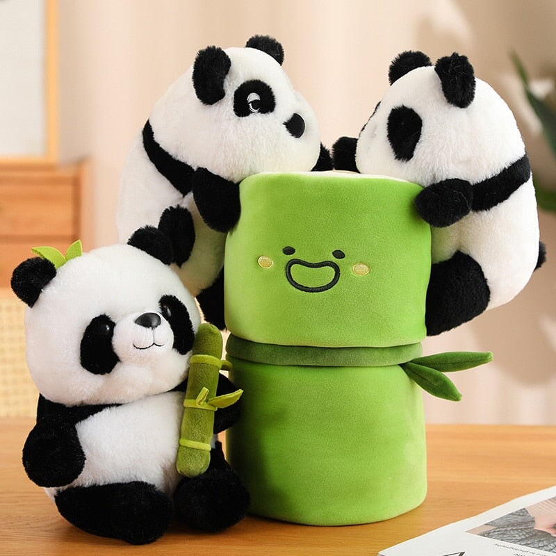 Panda & Bamboo Buddy Plushies-Kawaii Dream