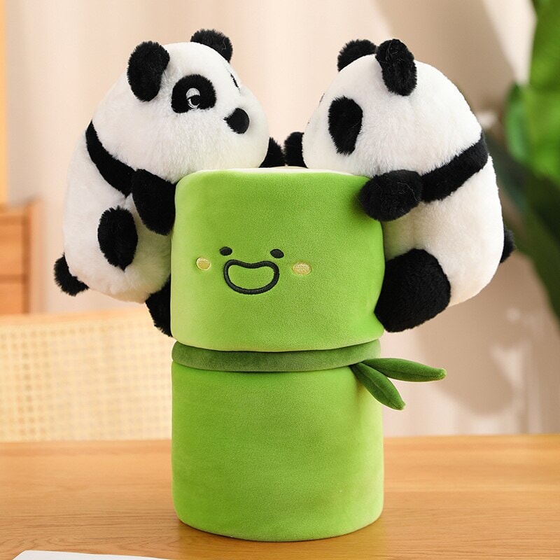 Panda & Bamboo Buddy Plushies-Kawaii Dream