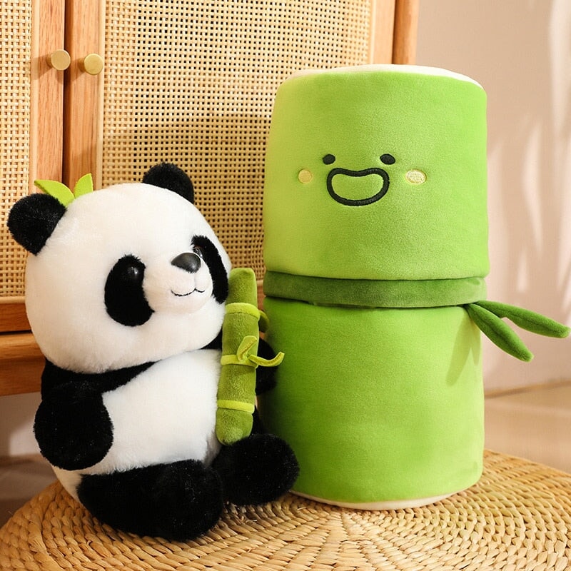 Panda & Bamboo Buddy Plushies-Kawaii Dream