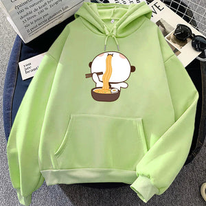 Panda Eating Ramen Unisex Hoodie-Kawaii Dream