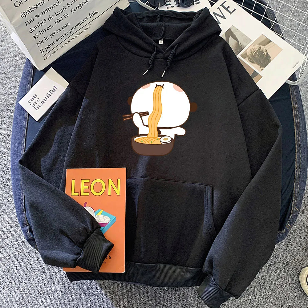 Panda Eating Ramen Unisex Hoodie-Kawaii Dream