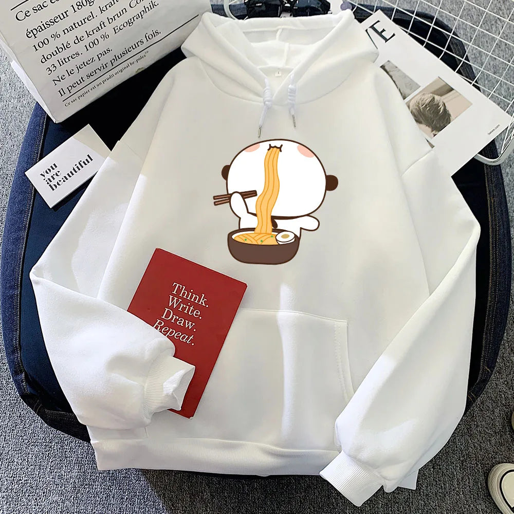 Panda Eating Ramen Unisex Hoodie-Kawaii Dream