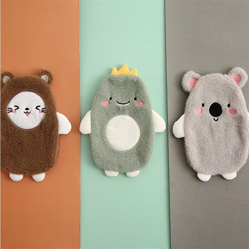 Pastel Animal Friends Portable Hot Water Bottle-Kawaii Dream