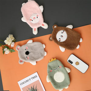 Pastel Animal Friends Portable Hot Water Bottle-Kawaii Dream