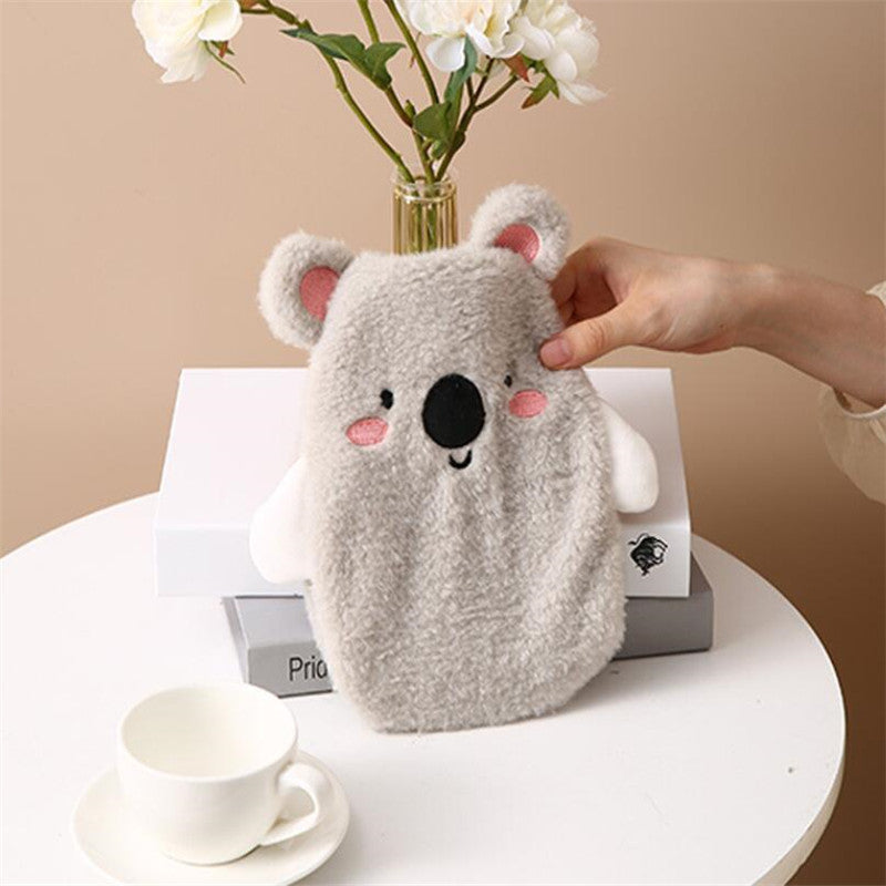 Pastel Animal Friends Portable Hot Water Bottle-Kawaii Dream