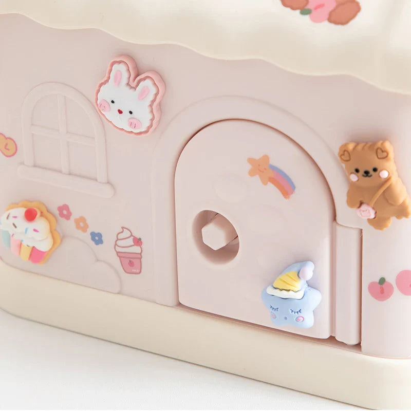 Pastel Cloud House Piggy Bank-Kawaii Dream