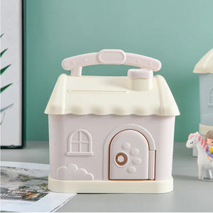 Pastel Cloud House Piggy Bank-Kawaii Dream