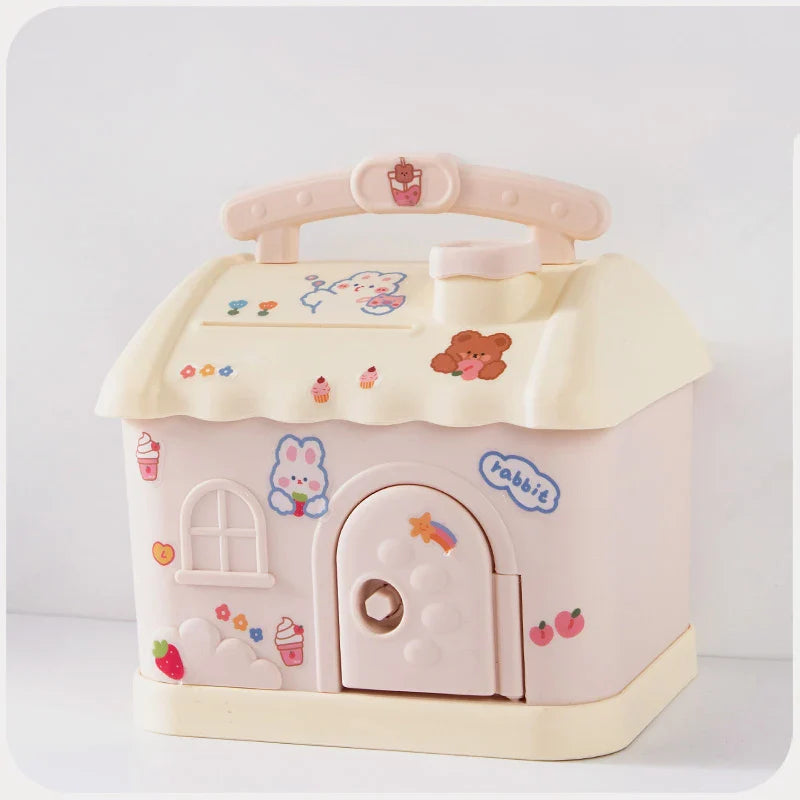 Pastel Cloud House Piggy Bank-Kawaii Dream