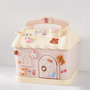 Pastel Cloud House Piggy Bank-Kawaii Dream