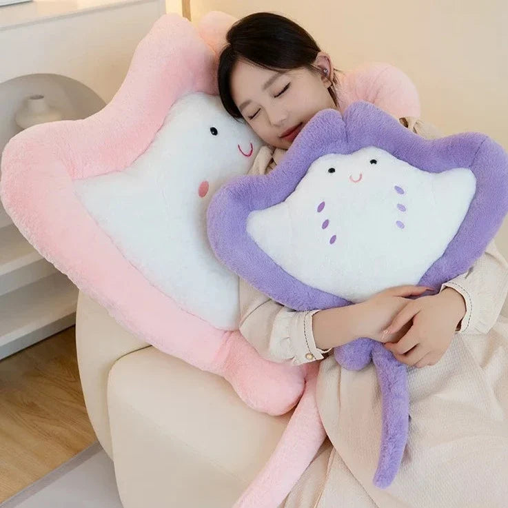 Pastel Manta Sting Ray Plush-Kawaii Dream