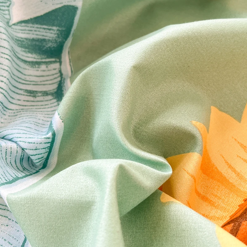 Pastel Mint Green Floral Bedsheet Only-Kawaii Dream