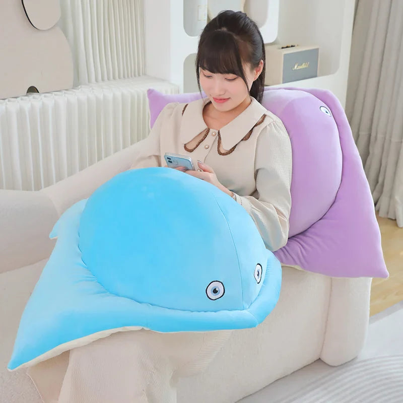 Pastel Purple Blue Stingray Plushies-Kawaii Dream