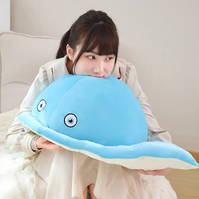 Pastel Purple Blue Stingray Plushies-Kawaii Dream