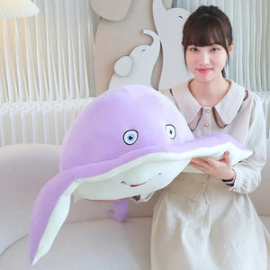 Pastel Purple Blue Stingray Plushies-Kawaii Dream