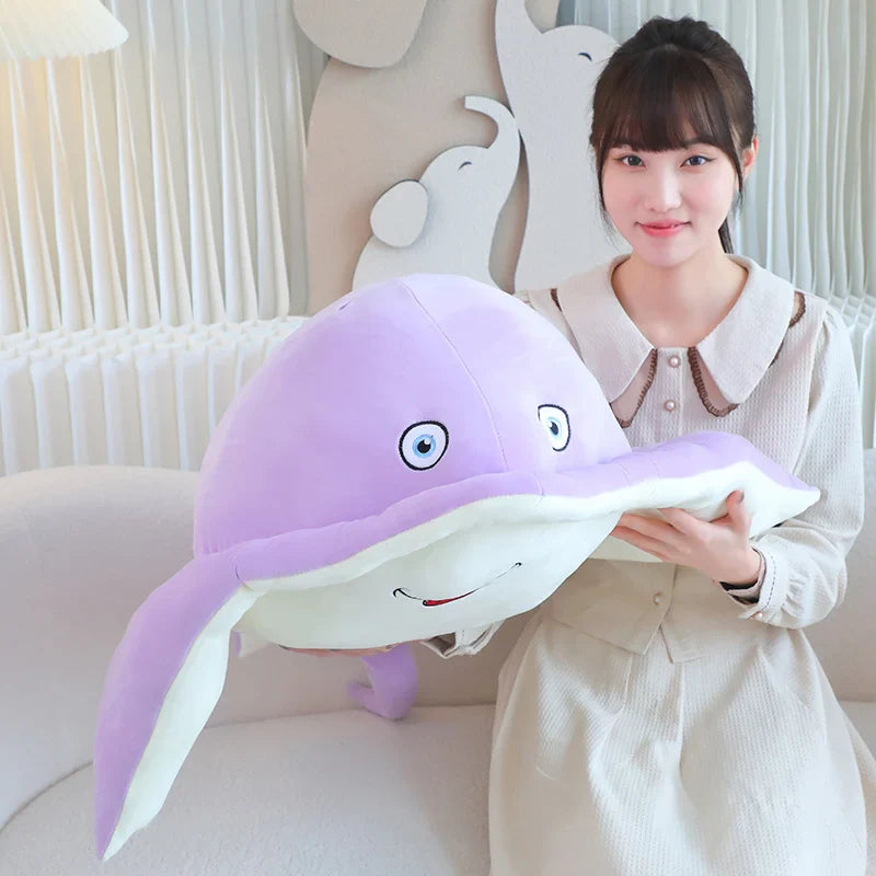 Pastel Purple Blue Stingray Plushies-Kawaii Dream