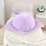 Pastel Purple Blue Stingray Plushies-Kawaii Dream