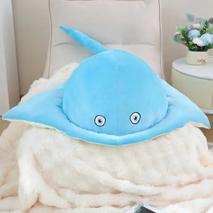 Pastel Purple Blue Stingray Plushies-Kawaii Dream