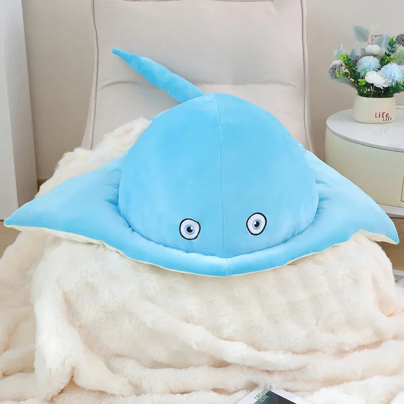 Pastel Purple Blue Stingray Plushies-Kawaii Dream