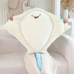 Pastel Purple Blue Stingray Plushies-Kawaii Dream