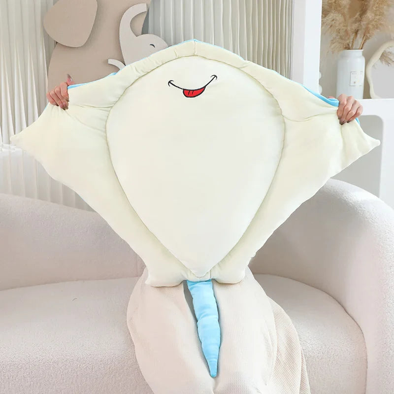 Pastel Purple Blue Stingray Plushies-Kawaii Dream