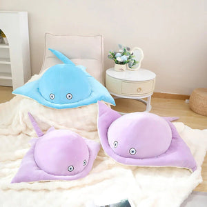 Pastel Purple Blue Stingray Plushies-Kawaii Dream