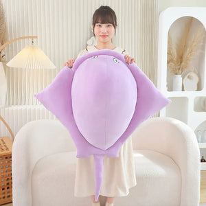 Pastel Purple Blue Stingray Plushies-Kawaii Dream