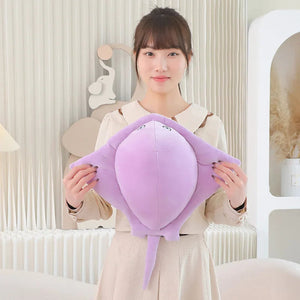 Pastel Purple Blue Stingray Plushies-Kawaii Dream