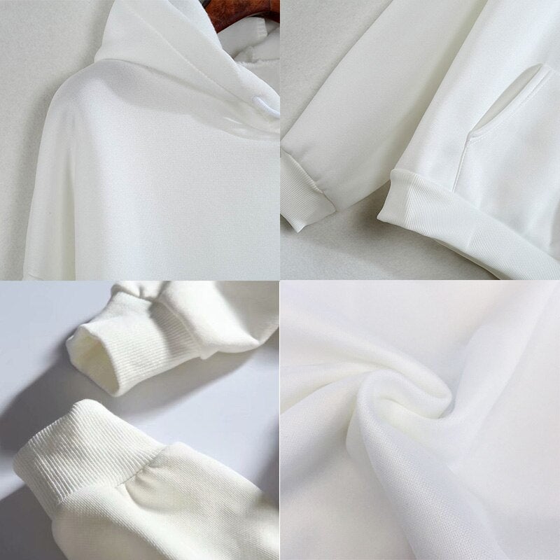 Pepper and Salt Cat Sharing Love Hoodie-Kawaii Dream