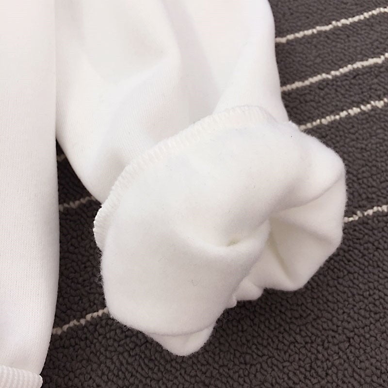 Pepper and Salt Cat Sharing Love Hoodie-Kawaii Dream