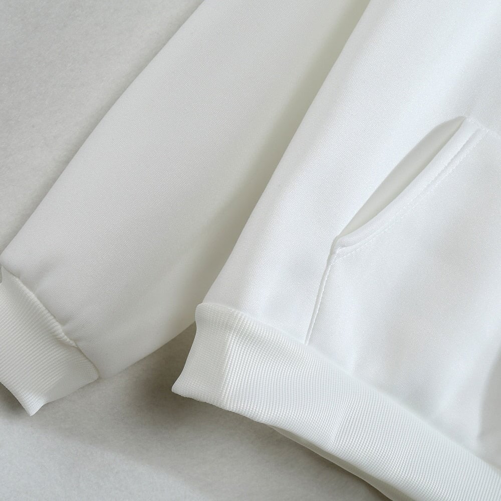 Pepper and Salt Cat Sharing Love Hoodie-Kawaii Dream