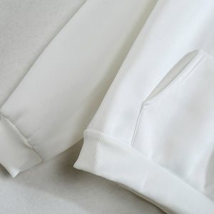 Pepper and Salt Cat Sharing Love Hoodie-Kawaii Dream