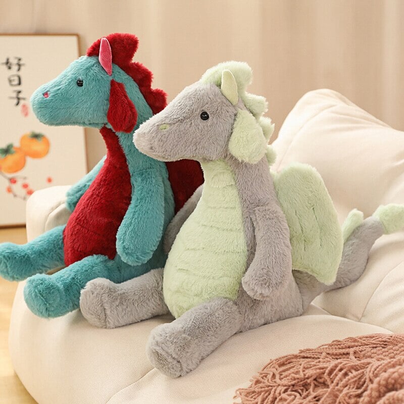 Pete and Mira the Mighty Sitting Dragon Plushie-Kawaii Dream