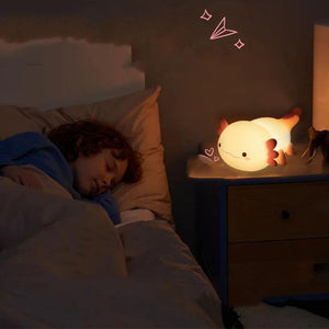 Pink Axolotl LED Night Light-Kawaii Dream