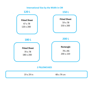 Pink Blue Kawaii Bear Polyester Bedsheet Only-Kawaii Dream