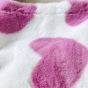 Pink Hearts Fluffy Tote Bag-Kawaii Dream