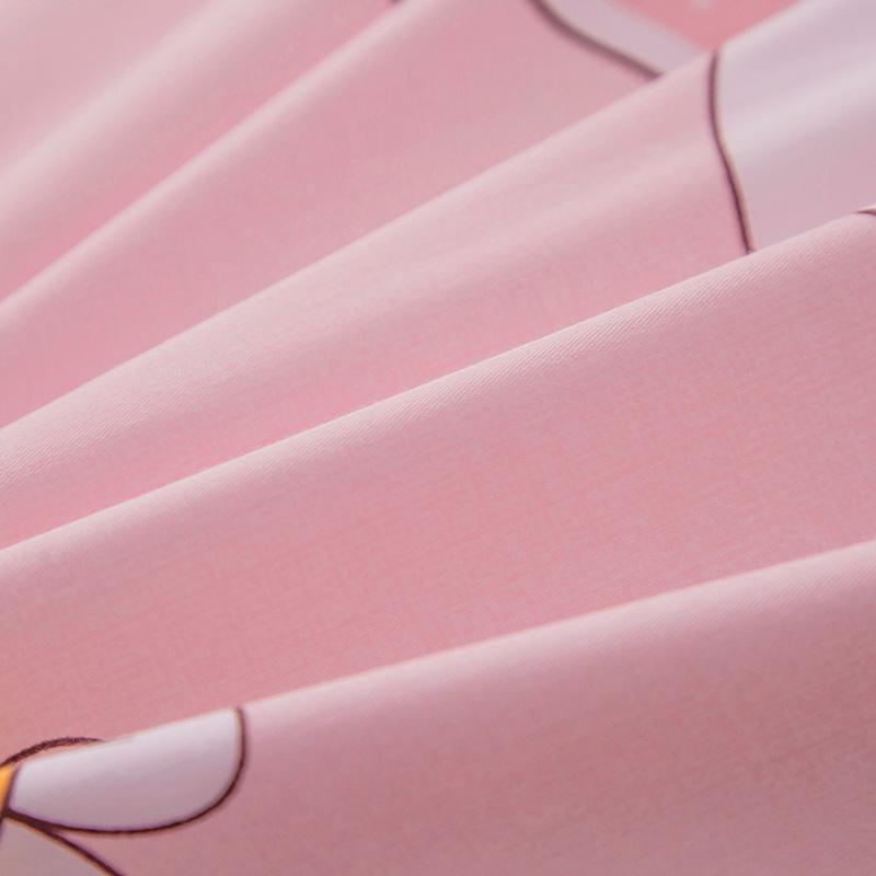 Pink Princess Bunny Fitted Bedsheet-Kawaii Dream