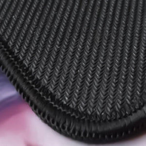 Pink Red Marble Abstract Art Large Mouse Pad-Kawaii Dream