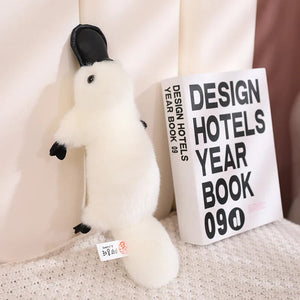 Pleep the Fluffy Brown & White Platypus Plush-Kawaii Dream
