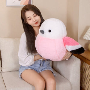 Puffy Vibrant Bird Plushies-Kawaii Dream