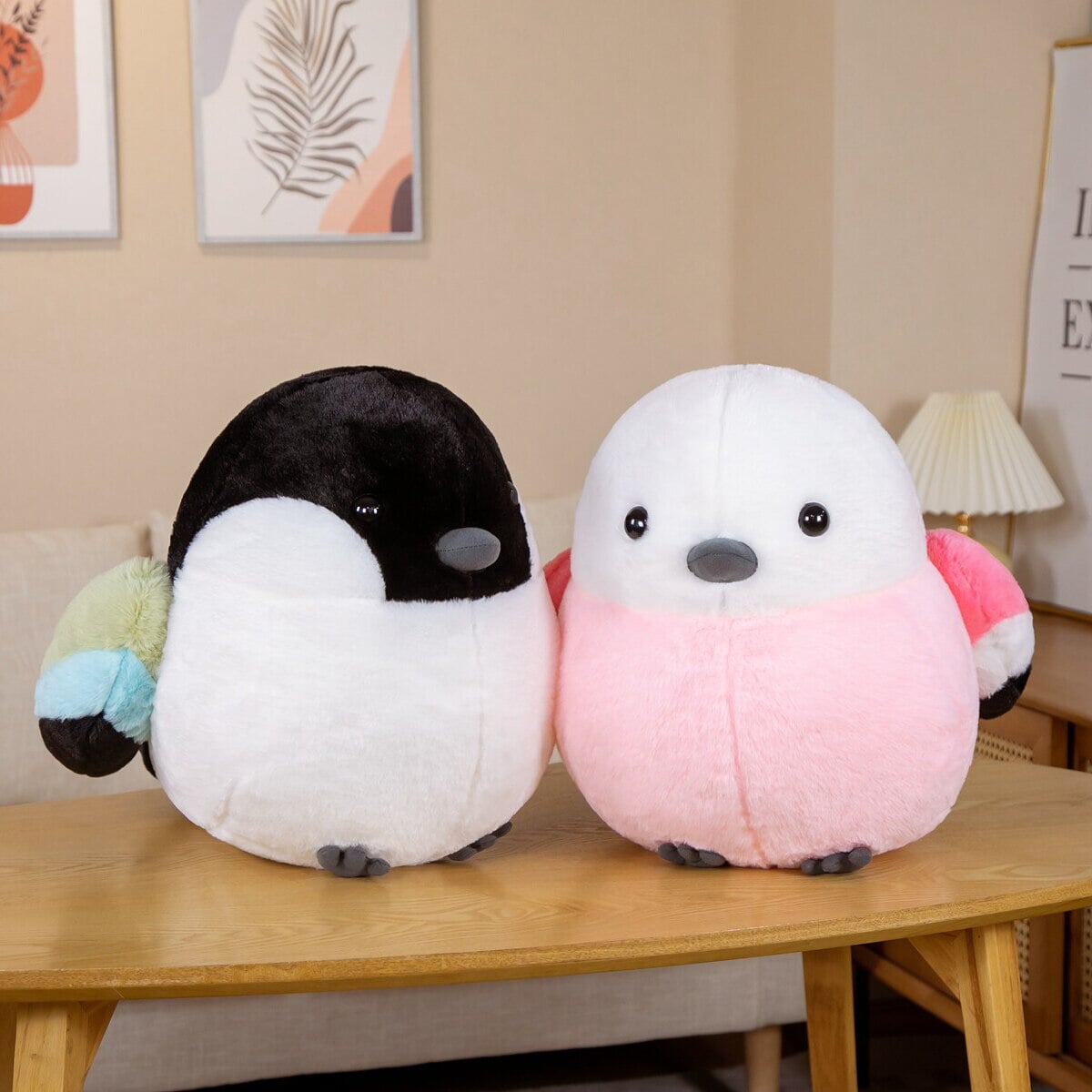 Puffy Vibrant Bird Plushies-Kawaii Dream
