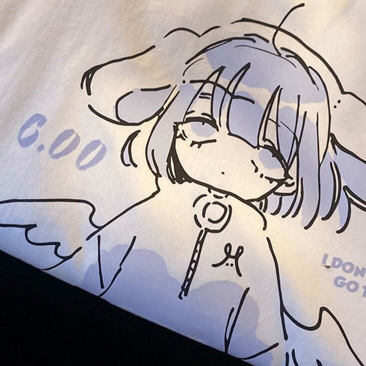 Purple Anime Angel Women's Sweatshirt-Kawaii Dream