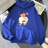 Raccoon Hug Love Heart Unisex Hoodie-Kawaii Dream